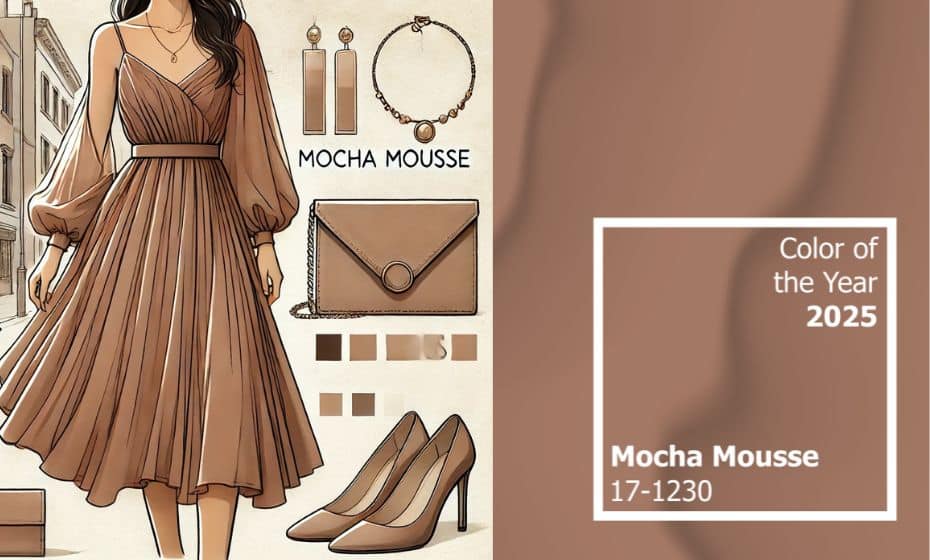 MOCHA MOUSSE farba: Trendový odtieň hnedej – módne inšpirácie